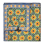 Multi Color Square Silk Scarf Nur