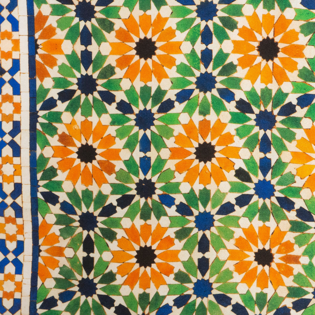 Multi Color Square Silk Scarf Nur