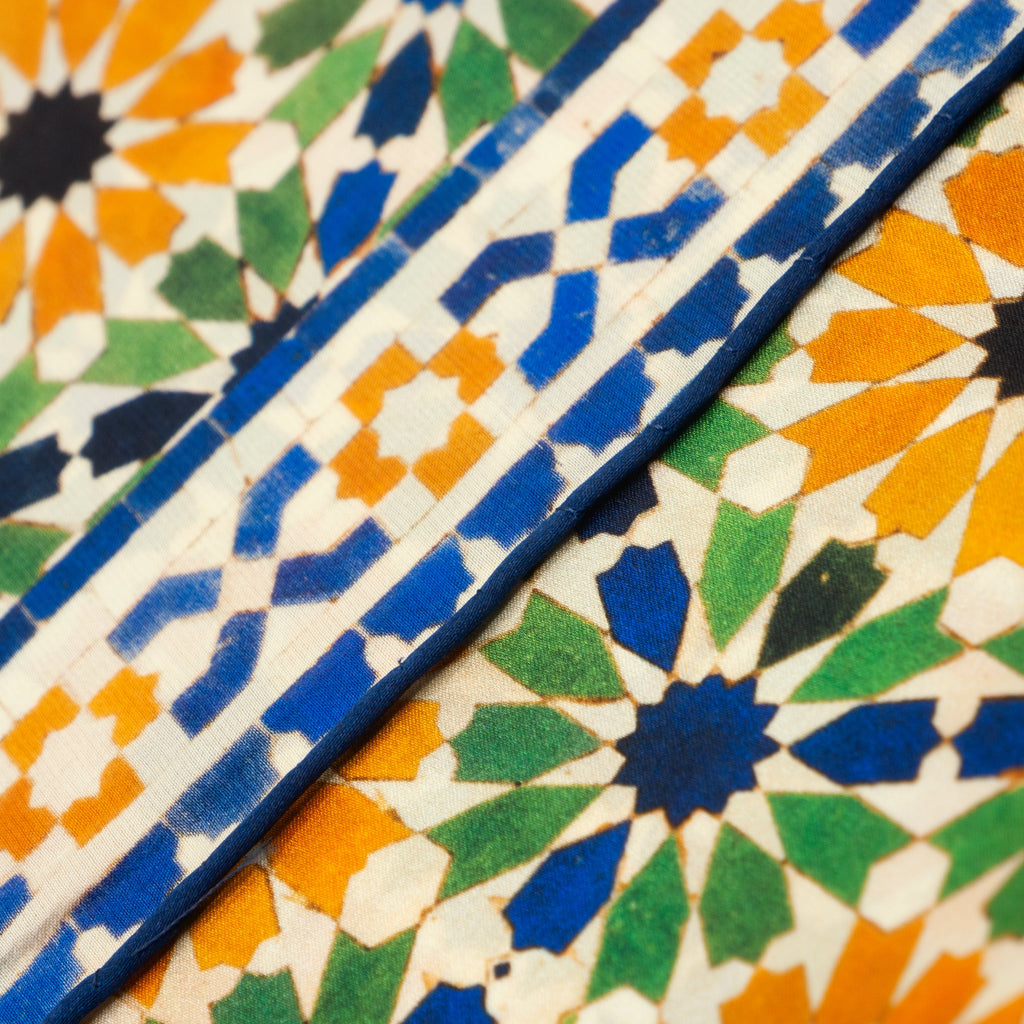 Multi Color Square Silk Scarf Nur