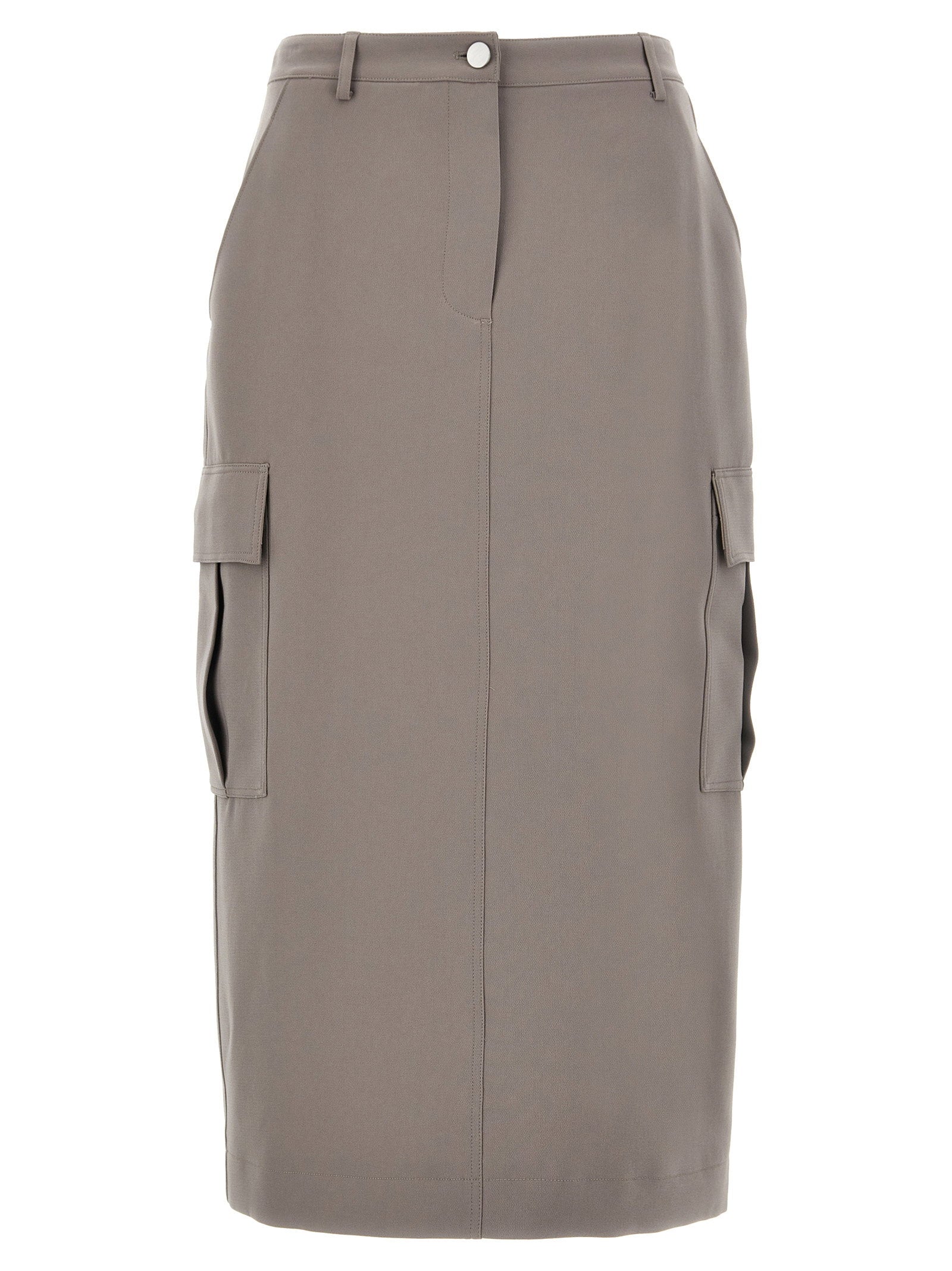 Theory Relaxed Cargo Skirt — taupe