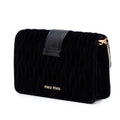 Matelasse Velvet Crystal Embellished Crossbody