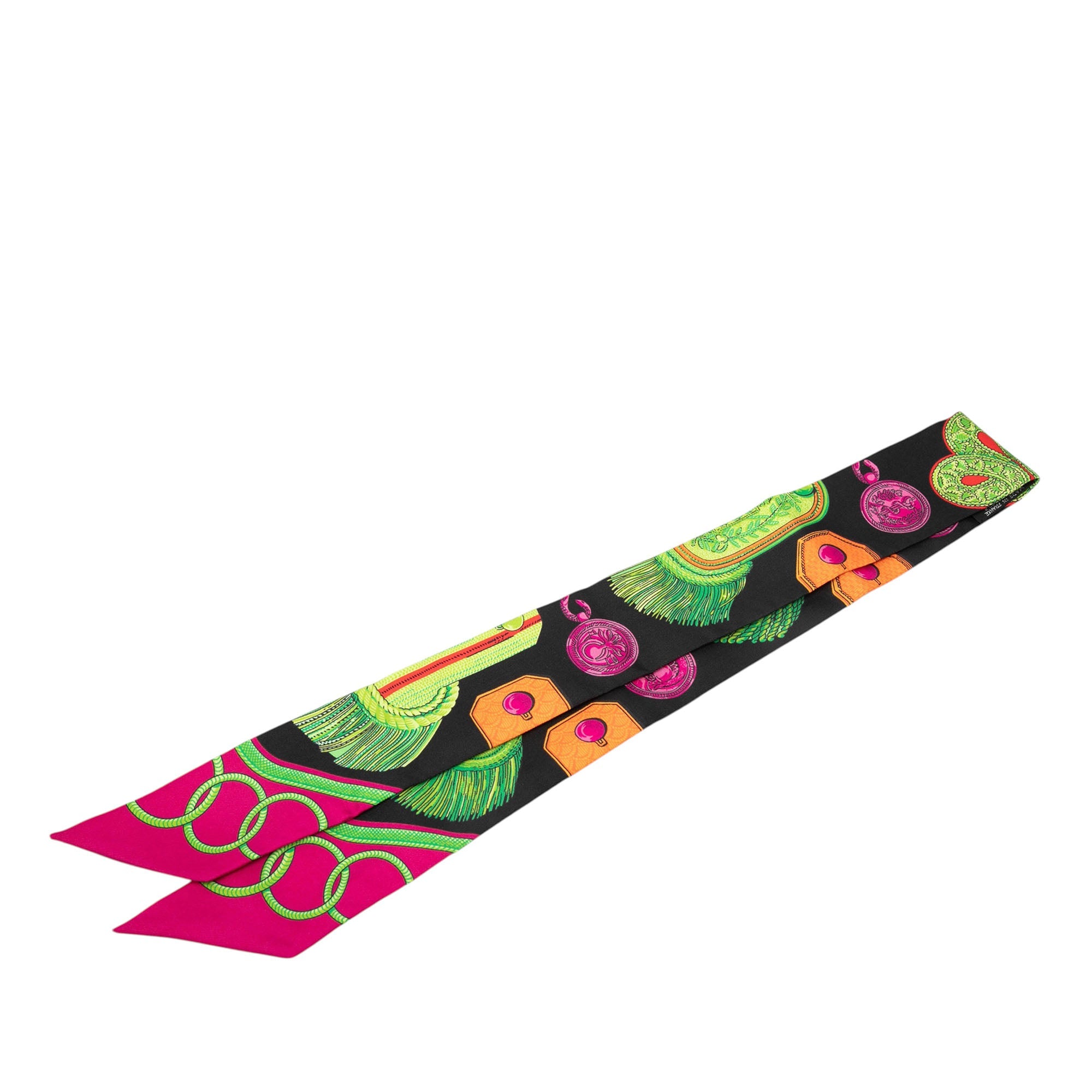 Epaulettes de Gala Silk Twilly Scarf