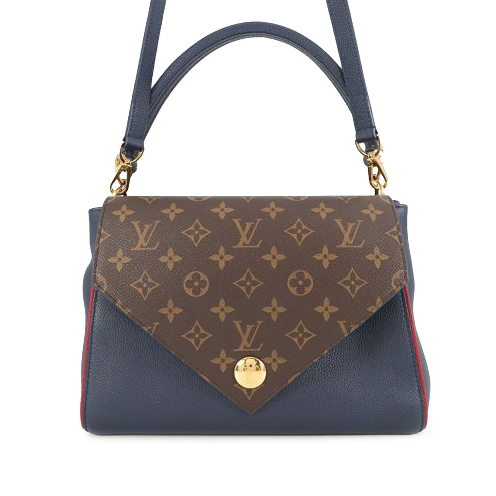 Monogram Double V Satchel