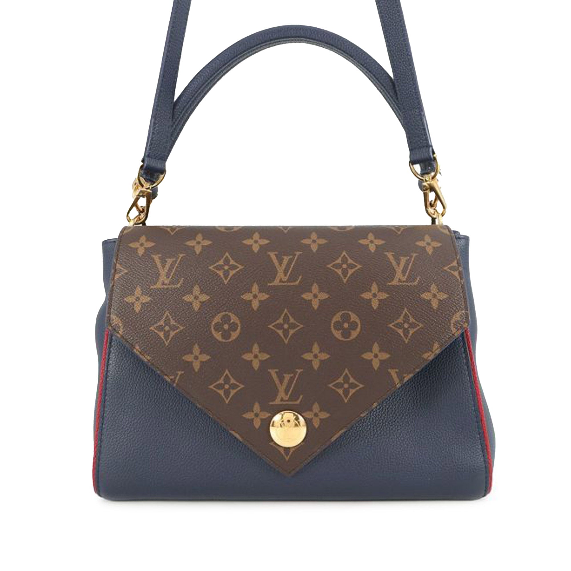 Monogram Double V Satchel