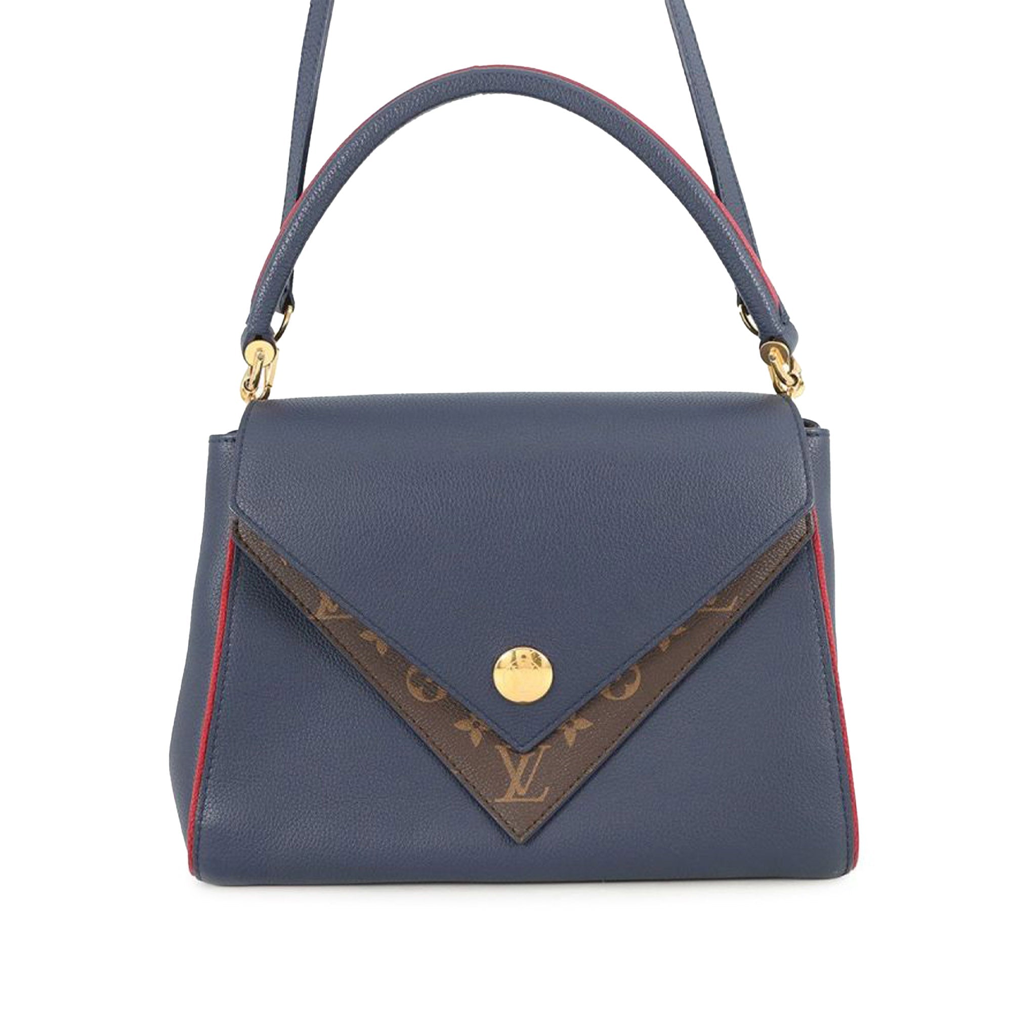 Monogram Double V Satchel