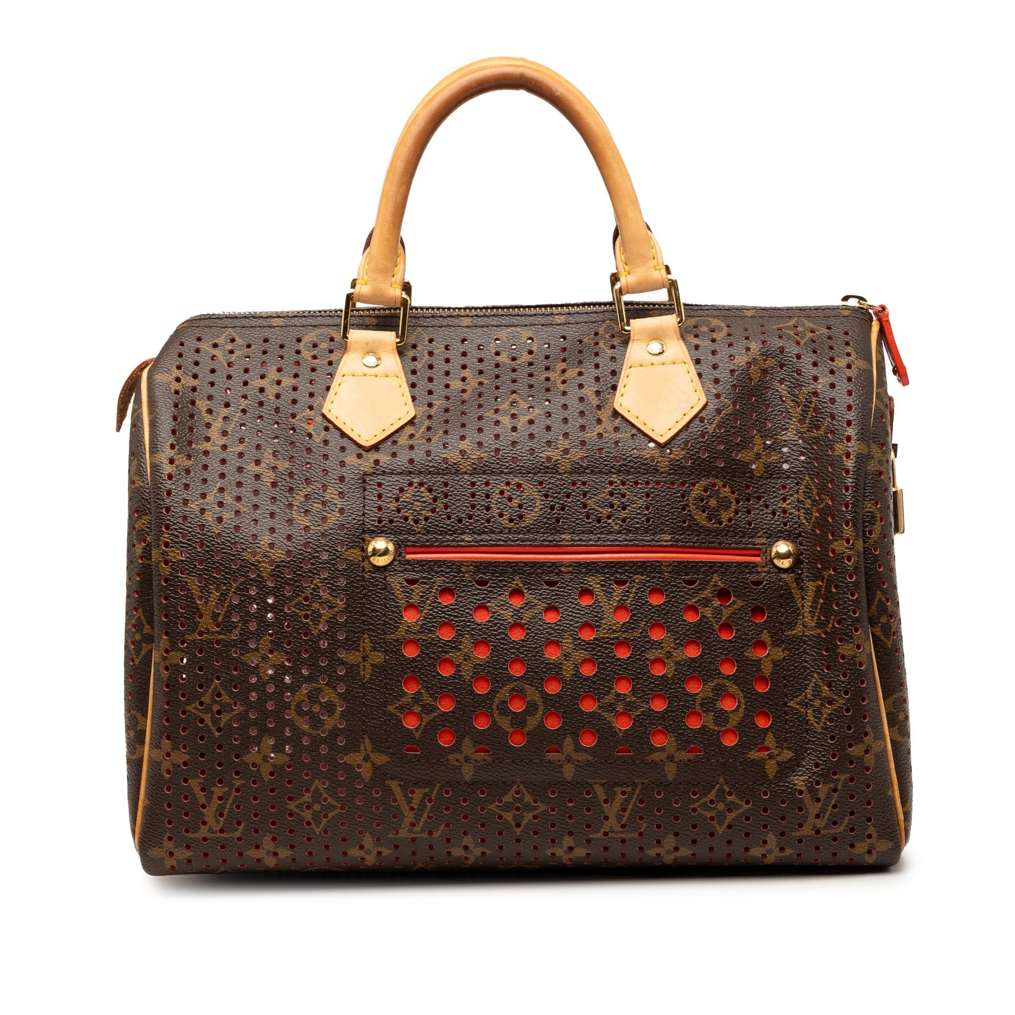 Monogram Perforated Speedy 30