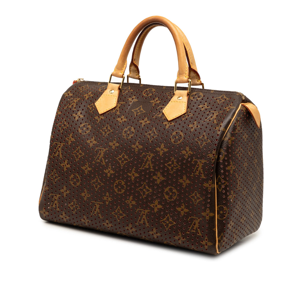 Monogram Perforated Speedy 30