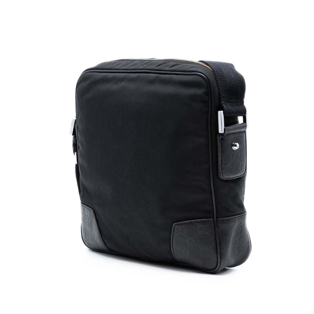 Guccissima Trimmed Nylon Crossbody