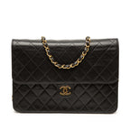 Medium CC Quilted Lambskin Single Flap