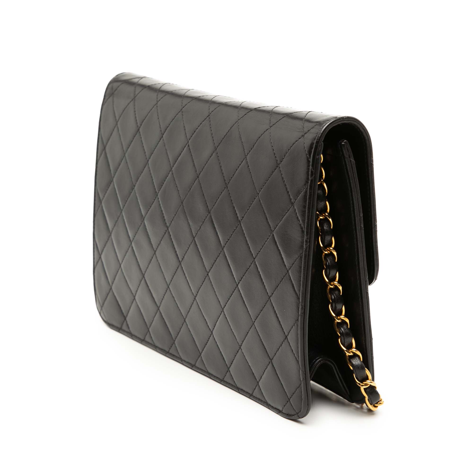 Medium CC Quilted Lambskin Single Flap