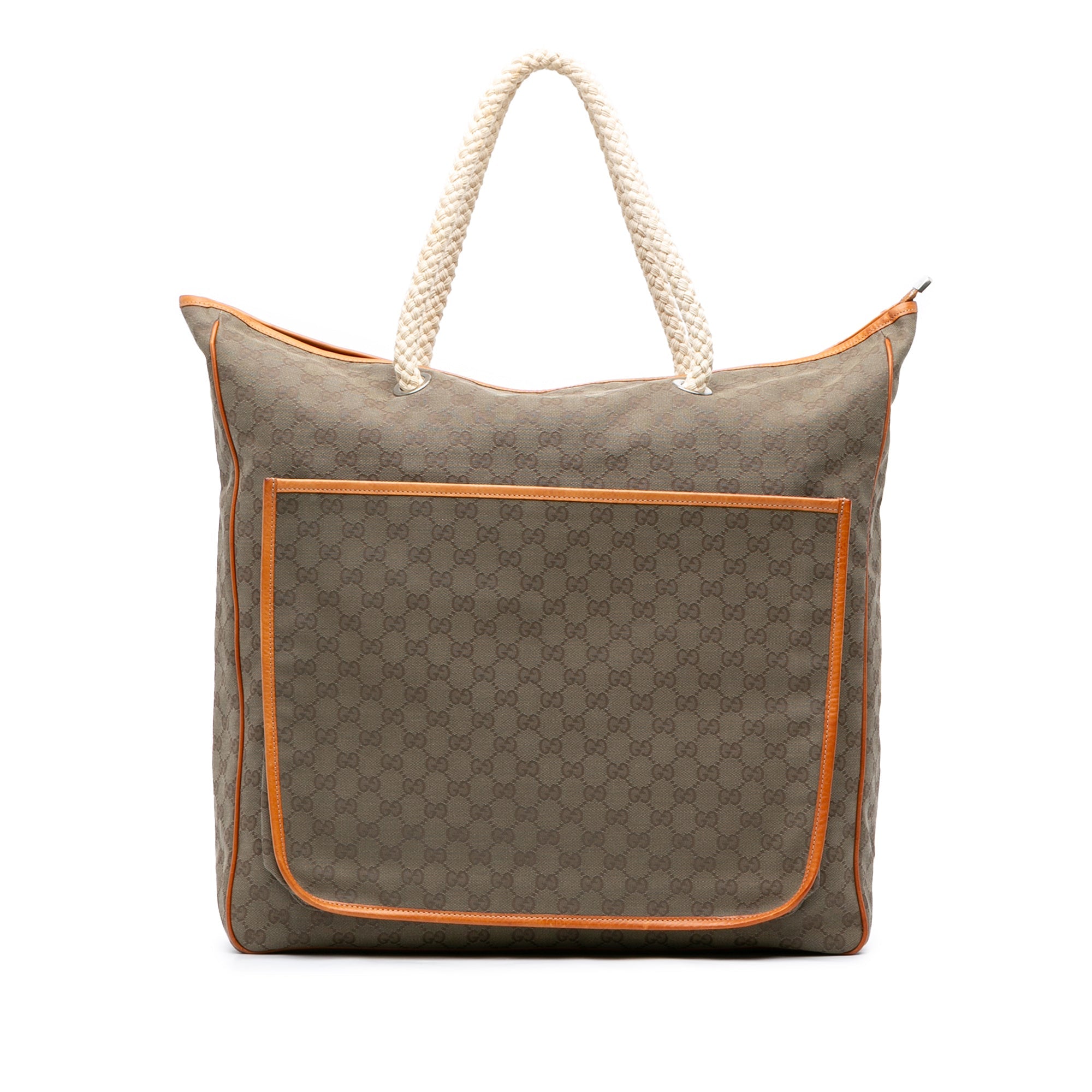 GG Canvas Rope Tote