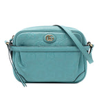 GG Star Embossed Leather Crossbody