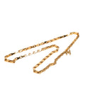 Gold Plated CC Pendant Necklace