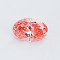 0.60 Carat Pink Oval Cut Lab Diamond
