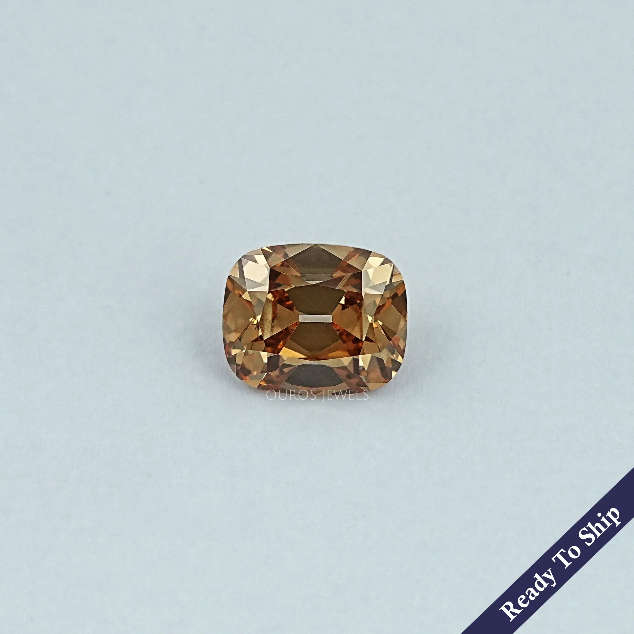 Old Mine Cushion Cut Champagne Loose Diamond