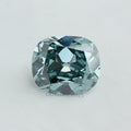 7.16 Carat Fancy Vivid Bluish Green Cushion Cut Lab Diamond