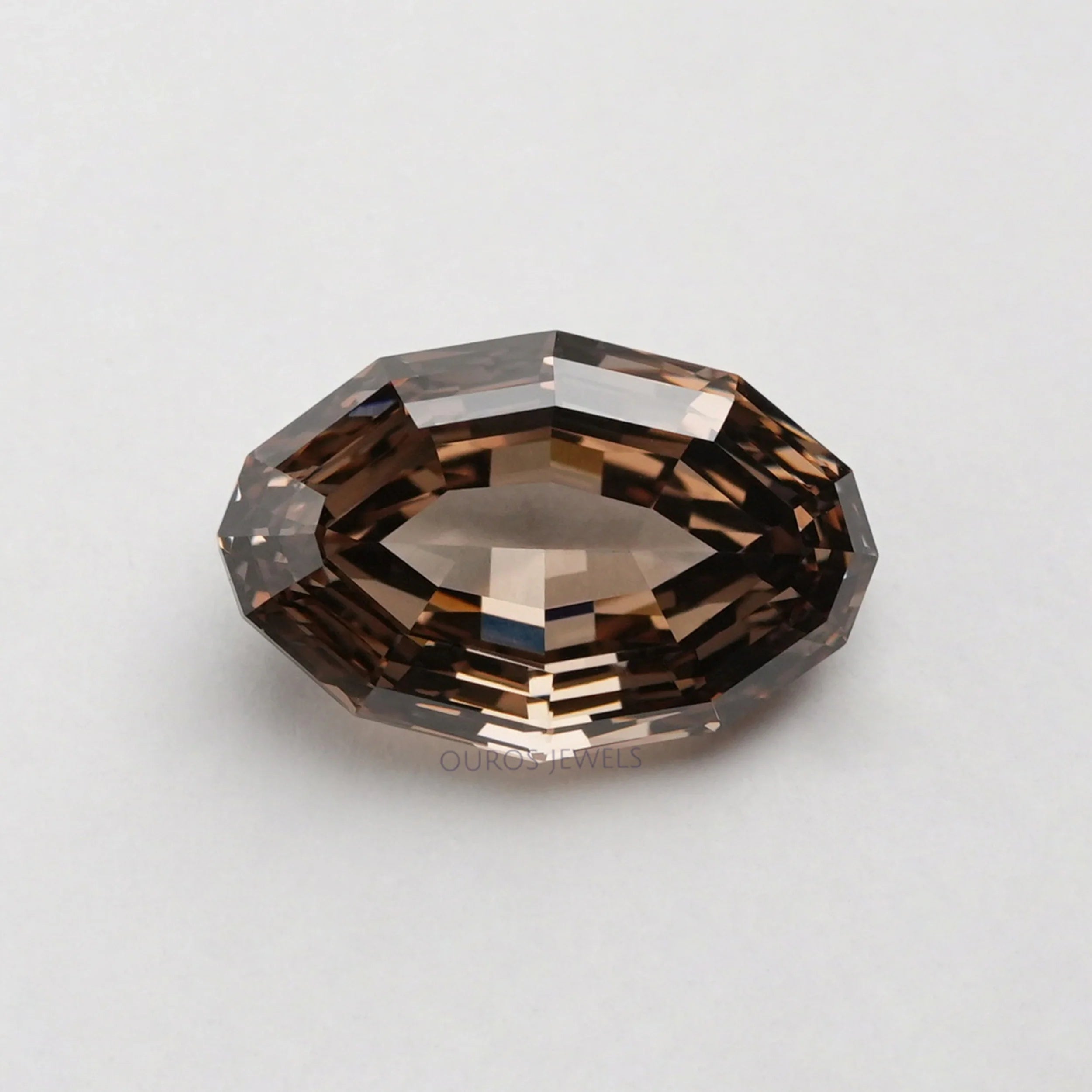 5.25 Carat Step Cut Oval Lab Grown Diamond