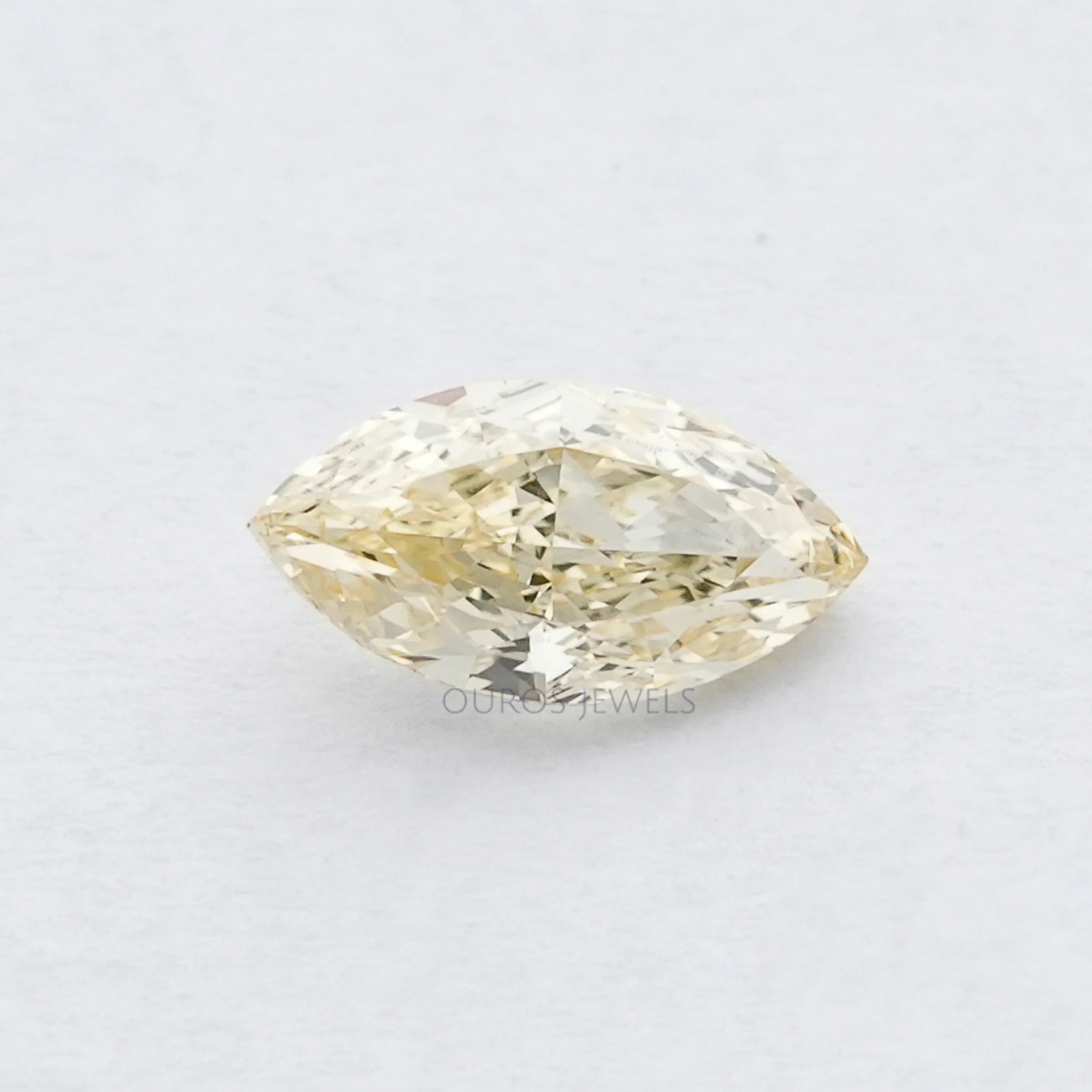 Fancy Intense Yellow Marquise Cut Lab Grown Diamond