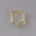 3.45 Carat Rose Cut Yellow Square Radiant Cut Diamond