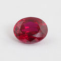Ruby Oval Cut Gemstone