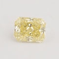 Fancy Yellow Radiant Cut Lab Created Diamond