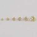 Brilliant Fancy Round Yellow Lab Diamonds