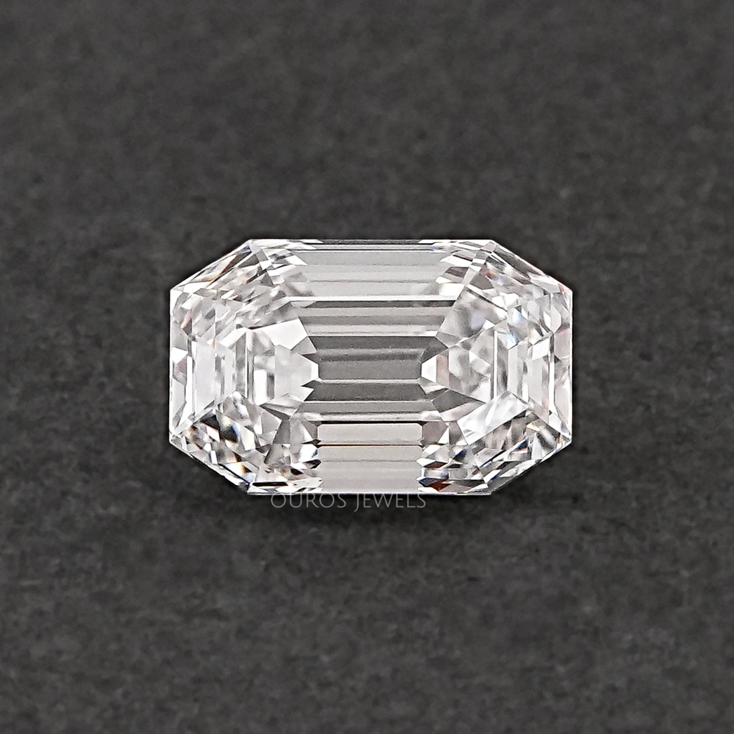 Old Cut Emerald Shape Lab Grown Diamond