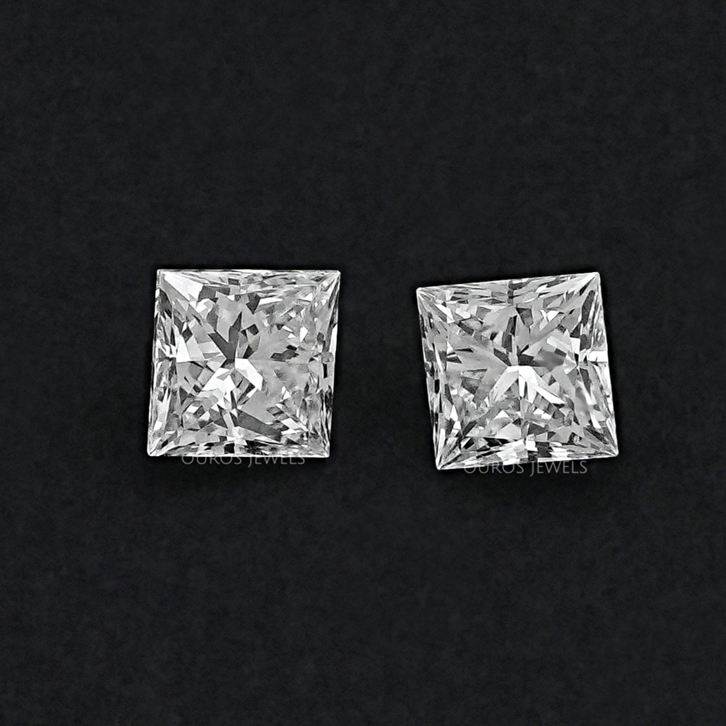 Princess Cut Lab Grown Diamond Pair