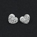 Heart Shaped Lab Grown Diamond Pair