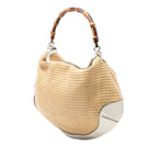 Raffia Peggy Bamboo Hobo