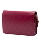 Stitched Goatskin Golden CC Wallet On Chain