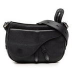 Grained Calfskin Saddle Soft Bag