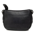 Grained Calfskin Saddle Soft Bag