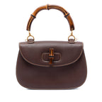 Medium Calfskin Bamboo Top Handle Bag