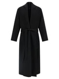 Tom Ford Wool-Cashmere Blend Coat — Black