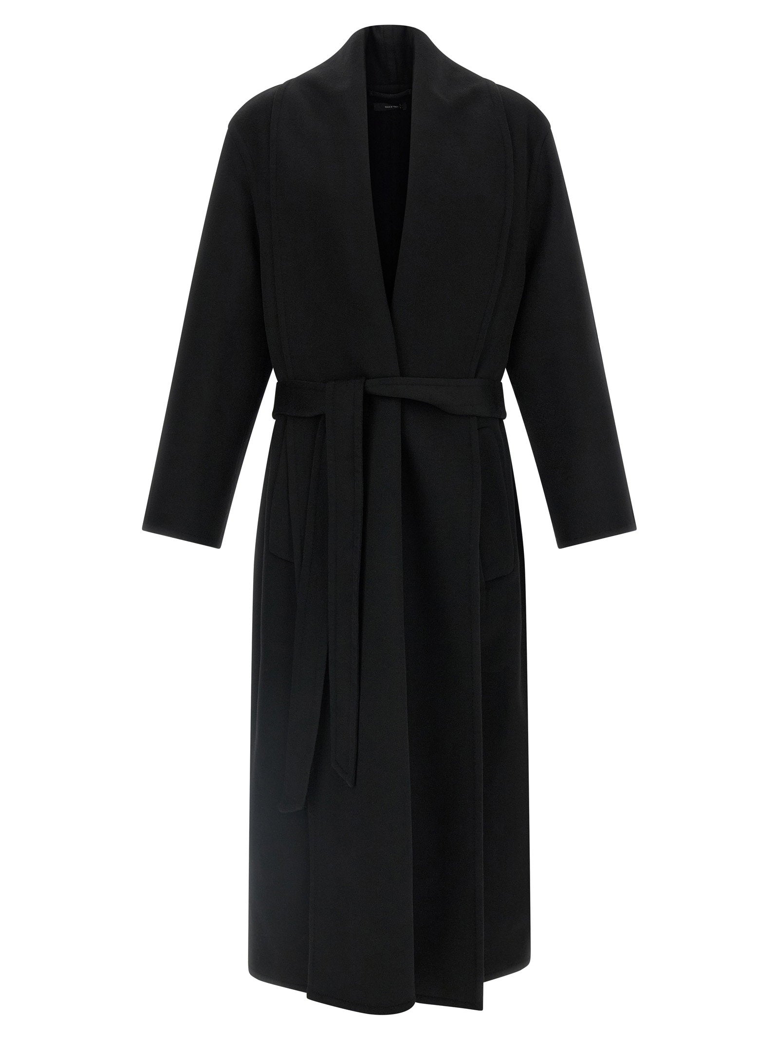 Tom Ford Wool-Cashmere Blend Coat — Black