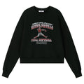 Vintage Ball Sweatshirt with Ribbed Hem