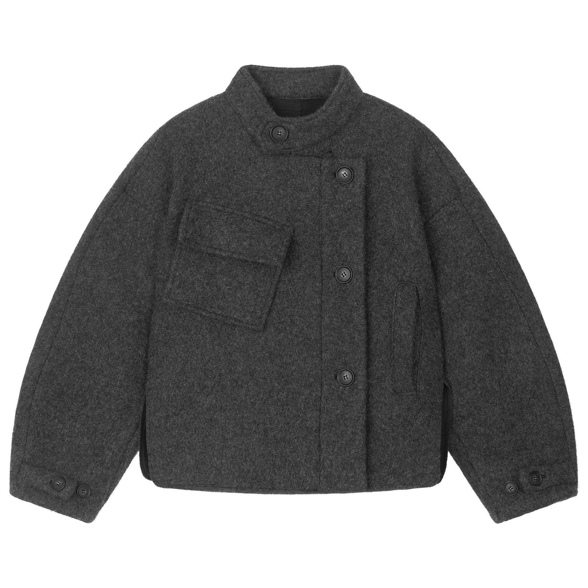 Cloud Mohair Jacket with Wool and Alpaca Blend