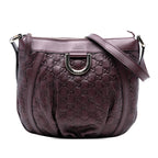 Metallic Guccissima Abbey D Ring Crossbody
