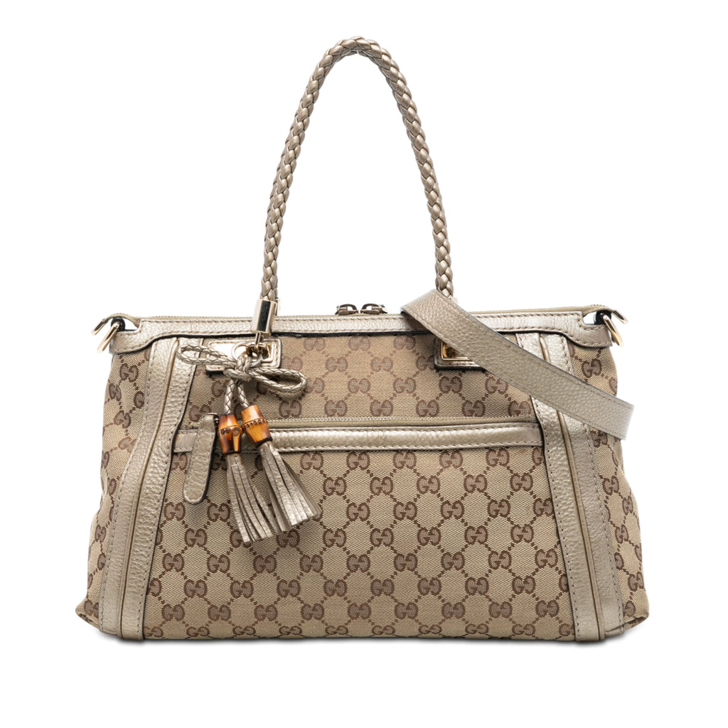 GG Canvas Bella Satchel