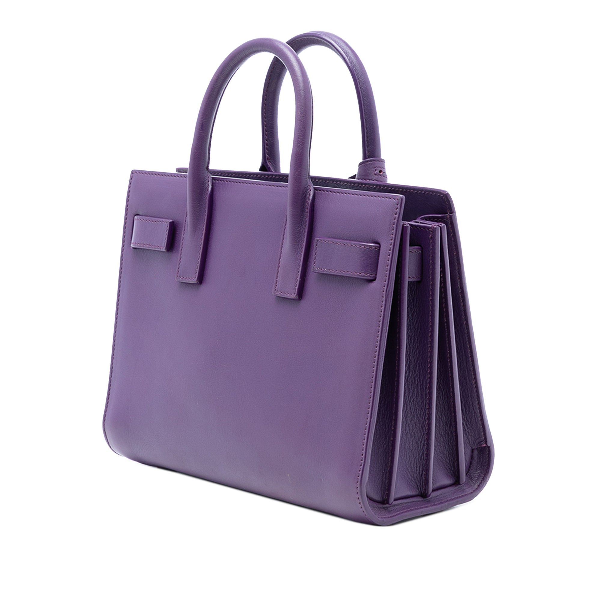 Nano Leather Sac de Jour Satchel