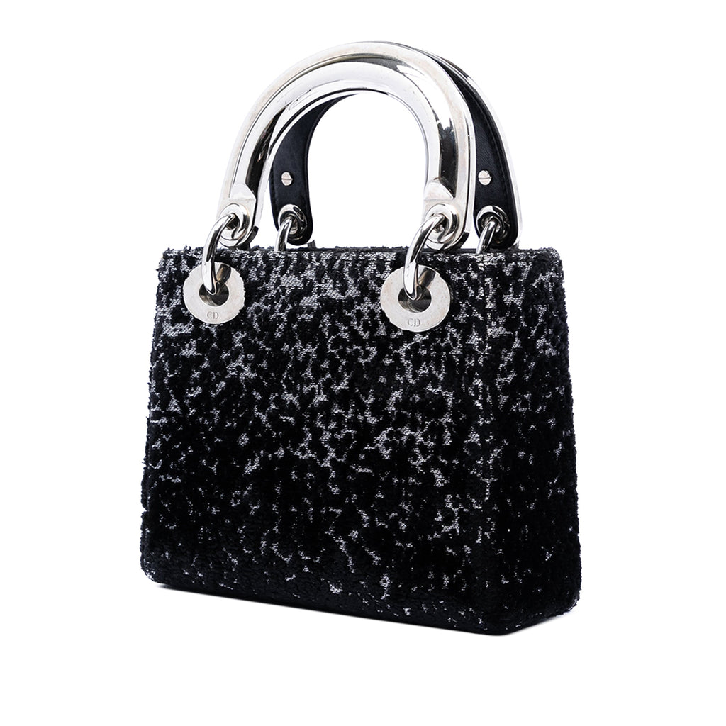 Mini Fabric Lame Lady Dior