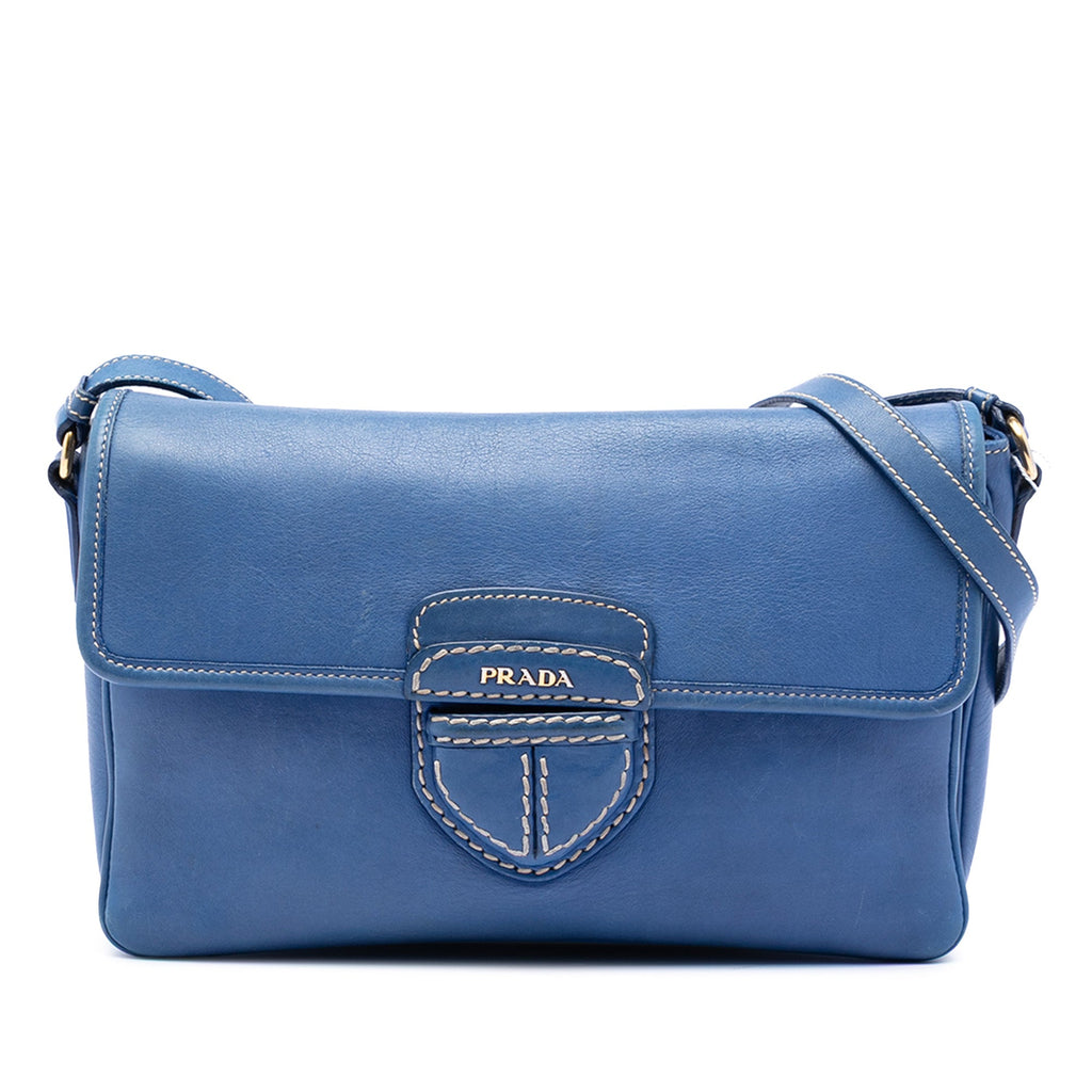 City Calf Pattina Crossbody