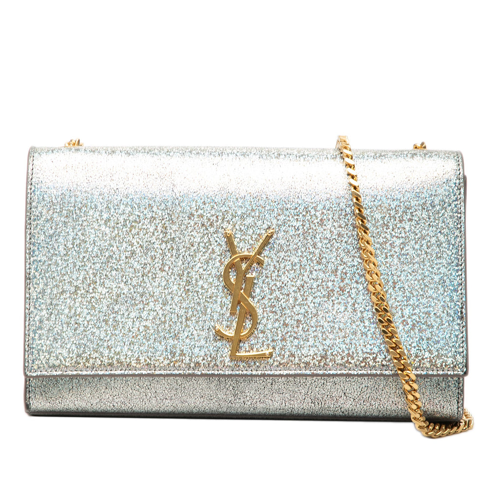 Medium Metallic Calfskin Classic Monogram Kate Crossbody