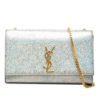 Medium Metallic Calfskin Classic Monogram Kate Crossbody