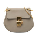 Mini Grained Lambskin Drew Crossbody