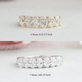 Oval Cut Lab Diamond Wedding Band