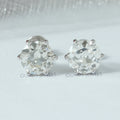 Old European Round Diamond Stud Earrings