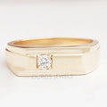 Round Cut Lab Grown Diamond Promise Ring For Men's