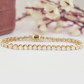 Round Lab Diamond Tennis Bracelet